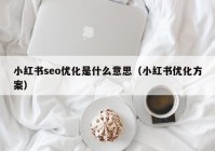 小红书seo优化是什么意思（小红书优化方案）