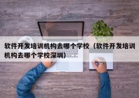 软件开发培训机构去哪个学校（软件开发培训机构去哪个学校深圳）